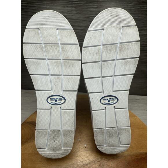Nurse Mates Adela Slip-On Shoes, White, Women's 6.5 W - Picture 7 of 8